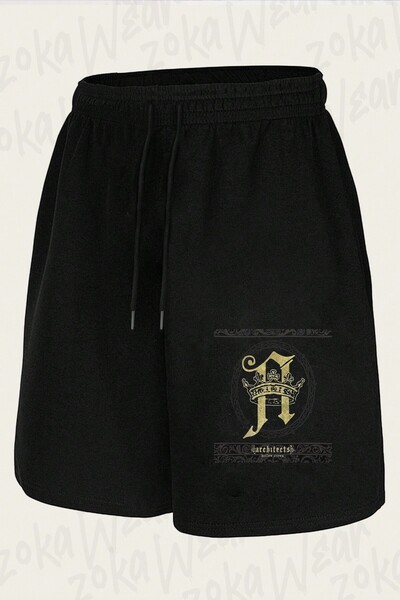 ZOKAWEAR Unisex Architects 2 Design Printed Shorts