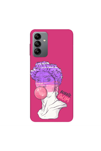 Other Samsung A04S Pin Bubble Fuchsia Colored Silicone TPU Θήκη