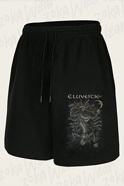 ZOKAWEAR Unisex Eluveitie V2 Design Printed Shorts