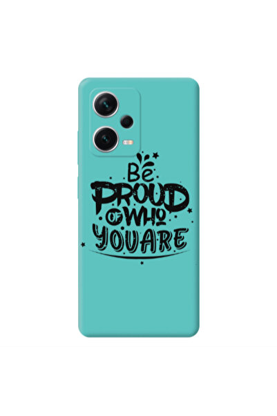 Other Xiaomi Poco X5 Be proud of who you are Turquoise Colored Silicone TPU Θήκη