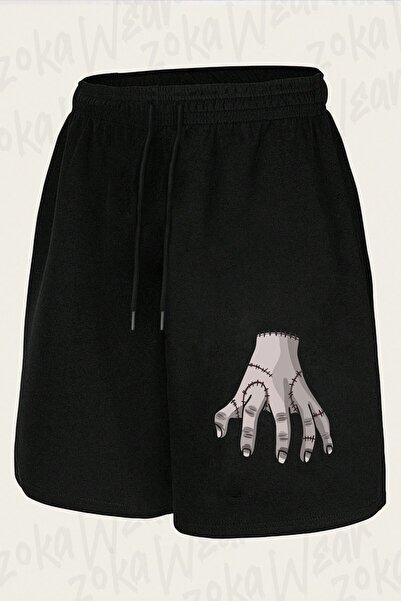 ZOKAWEAR Unisex Wednesday Addams Family Design Printed Shorts