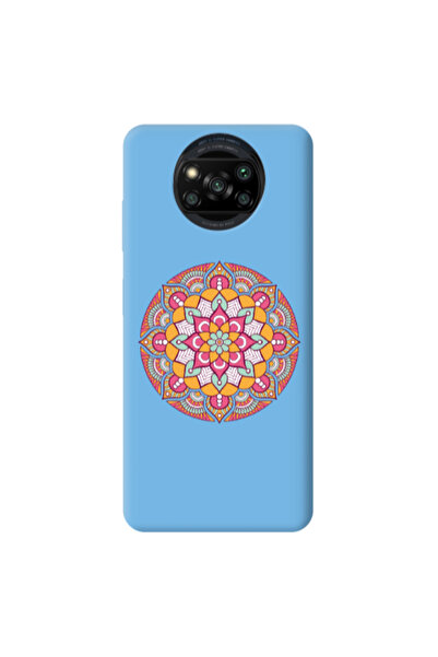 Other Xiaomi Poco X3 /X3 Pro Mandala D103 Blue Colored Silicone TPU Θήκη