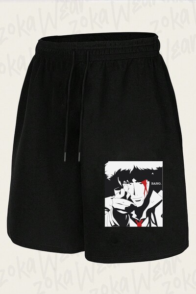 ZOKAWEAR Unisex Cowboy Bebop Spike Spiegel Character Design Printed Shorts