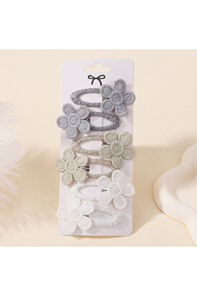 choice2 FJ4269-6D 6Pcs Cute Baby Girl Hair Clips Daisy Flower Kids Hairpins P...