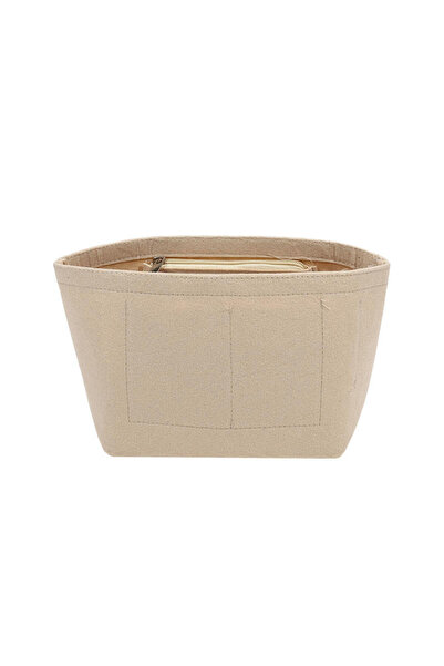 Choice4 Beige 1PC Insert Bag Purse Organizer Insert For Handbags,Felt Bag Ins...