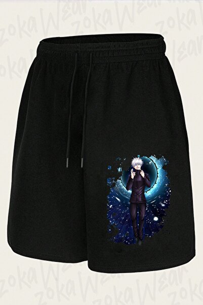 ZOKAWEAR Unisex Jujutsu Kaisen Satoru Gojo (Sensei̇) V2 Design Printed Shorts