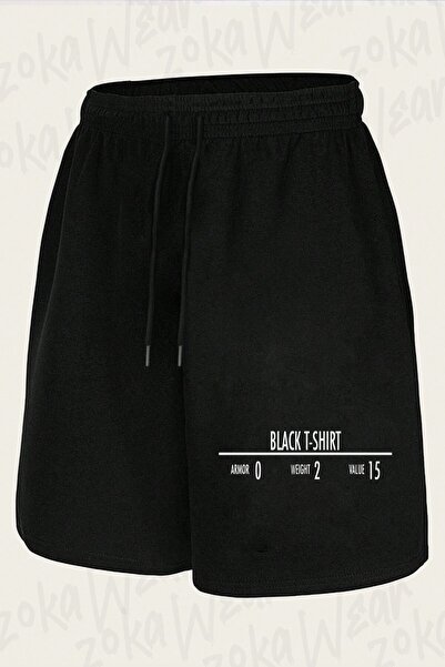 ZOKAWEAR Unisex Skyrim Design Printed Shorts