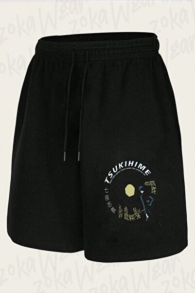 ZOKAWEAR Unisex Σορτς με στάμπα Lunar Princess Tsukihime