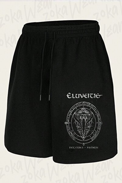 ZOKAWEAR Unisex šorts sa printom Eluveitie dizajna