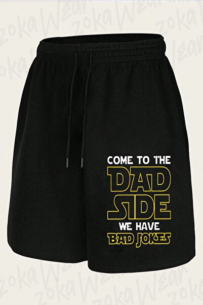 ZOKAWEAR Unisex Star Dad Wars Dad Side Design Printed Shorts