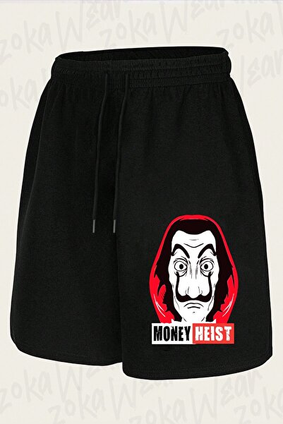 ZOKAWEAR Unisex Money Heist Design Printed Shorts