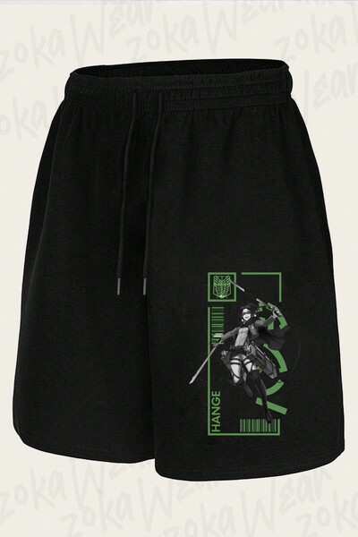 ZOKAWEAR Unisex Aot Hange Zoe Anime Design Printed Shorts