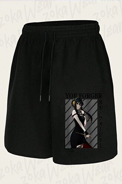 ZOKAWEAR Unisex Spy X Family Yor Forger Design Printed Shorts