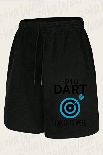 ZOKAWEAR Unisex Dart Work Design Printed Shorts