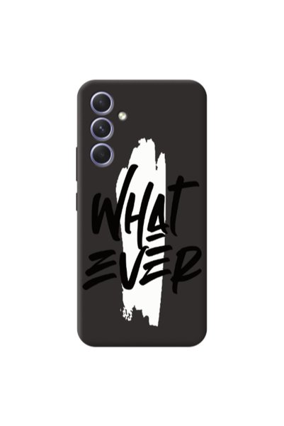 Other Samsung A26 What Ever Black Colored Silicone TPU Θήκη