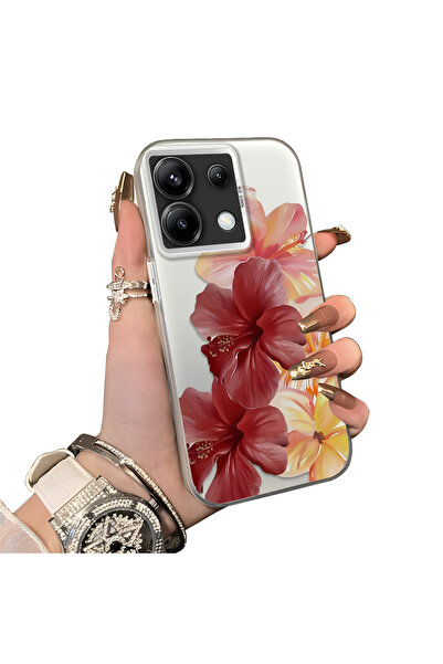 Hontinga Redmi Note 13 Pro 5G Uyumlu Silikon Kenar Sert Arka Kılıf Couple Tel...