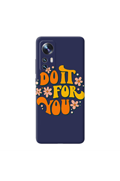 Other Xiaomi Mi 12 Pro Do it For You Dark blue Colored Silicone TPU Θήκη