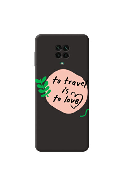 Other Xiaomi Redmi Note 9 Pro To Travel is to Love Black Colored Silicone TPU...