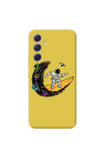 Other Samsung A26 Surf in space Yellow Colored Silicone TPU Θήκη
