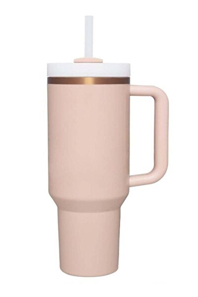 Bukela 40 oz Stainless Steel Vacuum Insulated Tumbler Pink with Lid and Straw...