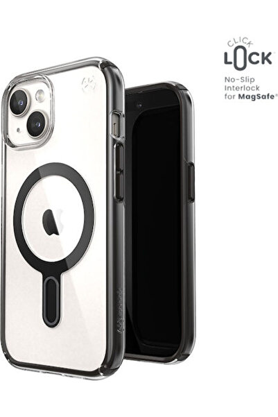 Speck Presidio Perfect-clear Husă spate din plastic transparentă (iPhone 15) ...
