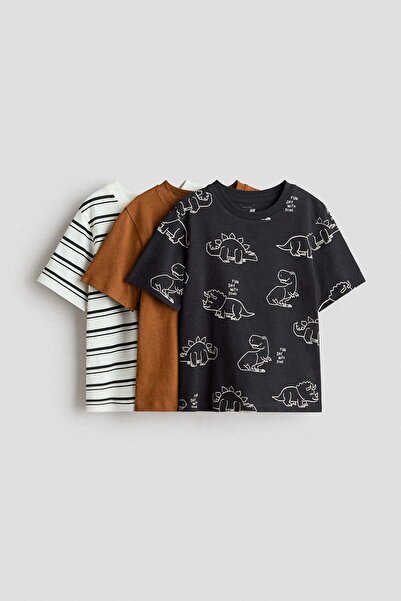H&M 3-pack cotton T-shirts