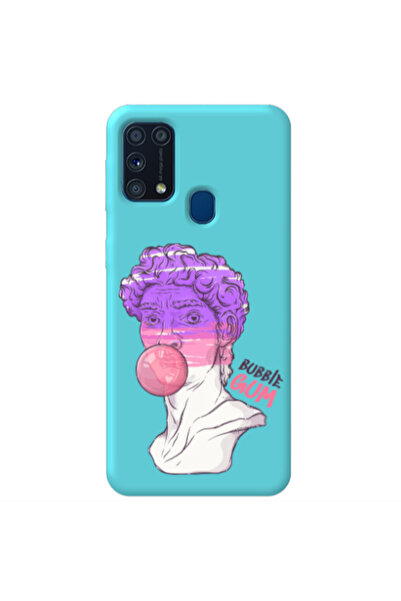 Other Samsung M31 Pin Bubble Turquoise Colored Silicone TPU Θήκη