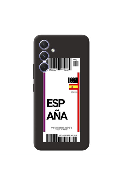 Other Samsung A55 Espana Arrival Black Colored Silicone TPU Θήκη
