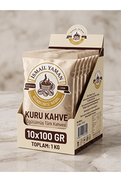 İsmail Yaman Öğütülmüş Türk Kahvesi 10 x 100 Gr Avantaj Paketi 1 Kg