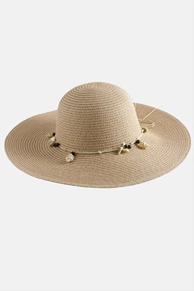 AKSESUARIM Seashell Straw Beach Hat
