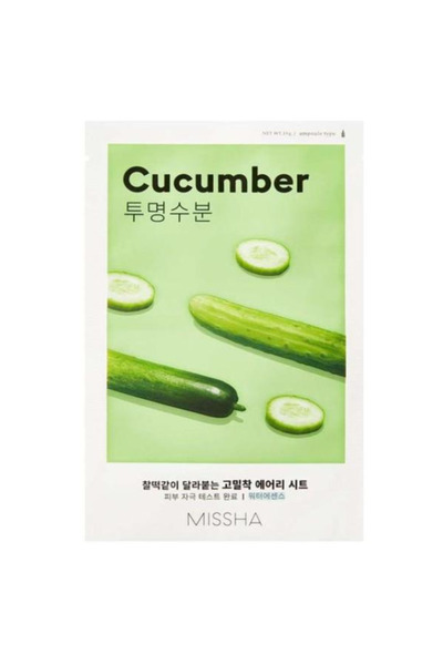 Missha Masca Tip Servetel cu Extract de Castravete - Airy Fit Sheet Face Mask...
