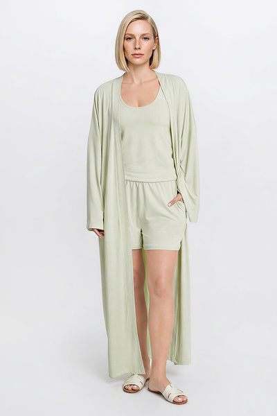 AC&Co / Altınyıldız Classics Women's Mint Premium Viscose Soft Textured Comfo...