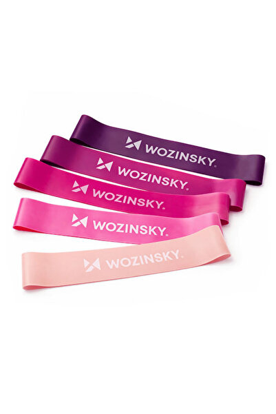 WOZINSKY Σετ Λουράκια Κρίκοι 5 Τεμαχίων Πολύχρωμο Κωδικός: WGO-5A