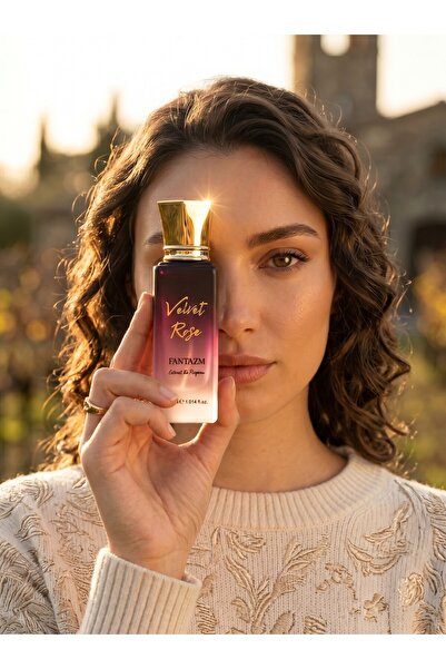 Fantazm Velvet Rose Extrait De Parfum 30 ML Kadın Parfümü - Çiçeksi Meyvemsi Kalıcı Yoğun Esans