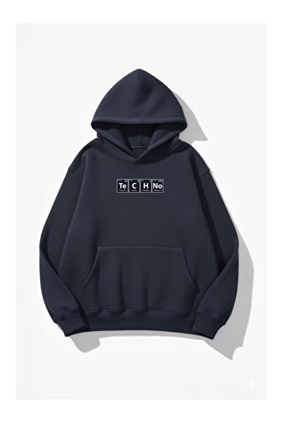 ZİYMO Men's Hooded Printed Relaxed Fit Sweatshirt