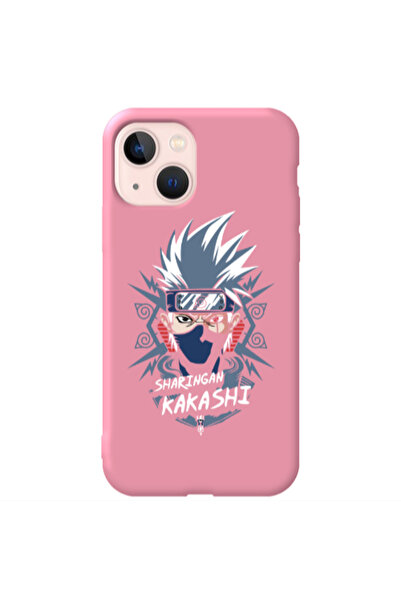 Other Apple iPhone 13 Anime Mangoo Pink Colored Silicone TPU Θήκη