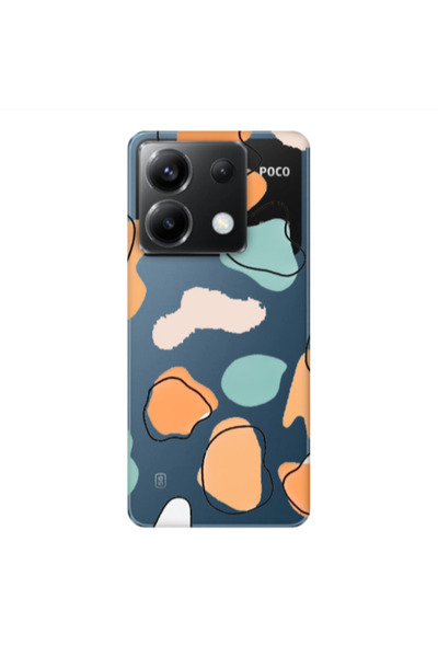 Other Xiaomi Poco X6 5G Colorful spots Transparent Silicone TPU Θήκη