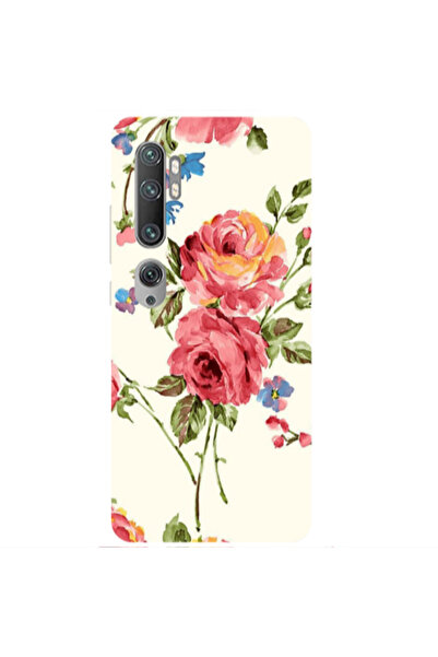 Other Xiaomi Mi Note 10 Pro Violet and rose Transparent Silicone TPU Θήκη