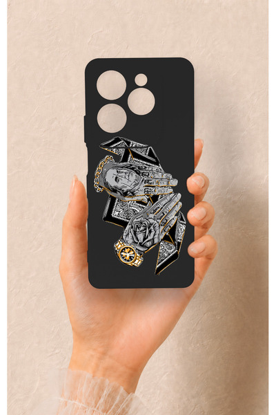 Vip Case Infinix Hot 40 Pro Compatible Self Made Patterned Silicone Case