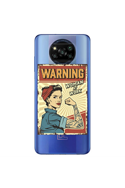 Other Xiaomi Poco X3 /X3 Pro Woman at work Transparent Silicone TPU Θήκη