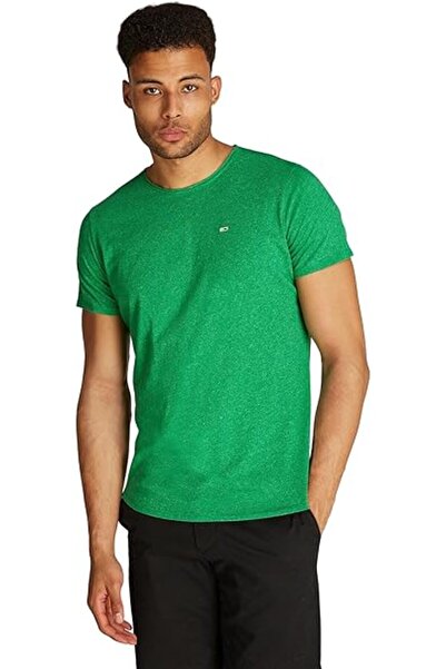 Tommy Jeans Bărbați& # Tricou casual verde, mărimea S