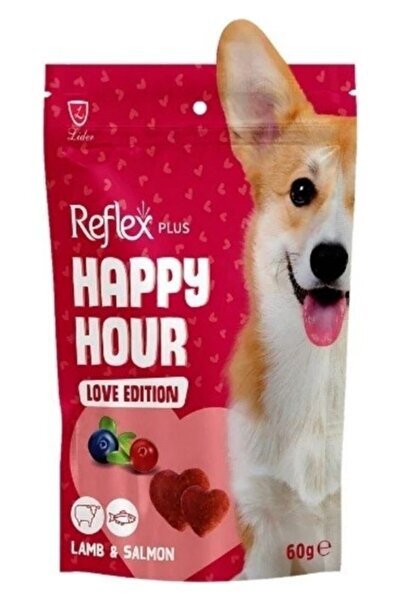 Reflex Plus Happy Hour Love Edition Kuzulu ve Somonlu Köpek Ödül Maması 60 gr