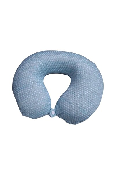 Tradesor Μαξιλάρι αυχένα ταξιδίου - Memory Foam - 718912 - Light Blue