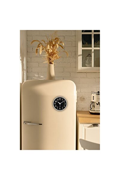Empressco Mıknatıslı Buzdolabı Saati 11 cm, şık ve kullanışlı mutfak aksesuarı