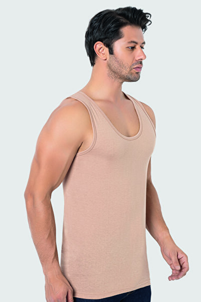 X MODAL Men's Invisible Undershirt 100% Cotton Combed