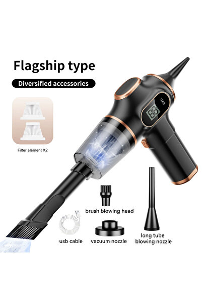 Choice Black Wireless Vacuum Cleaner Dual Use for Home and Car High Power Hom...