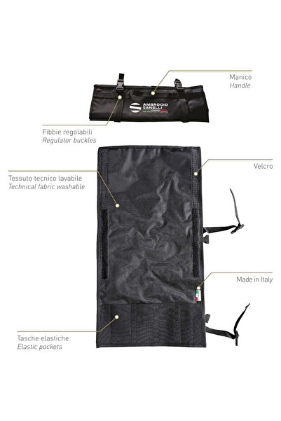 Ambrogio Sanelli Torba pentru cutite Sanelli Ambrogio, 3+1 cutite, nylon, 31,...
