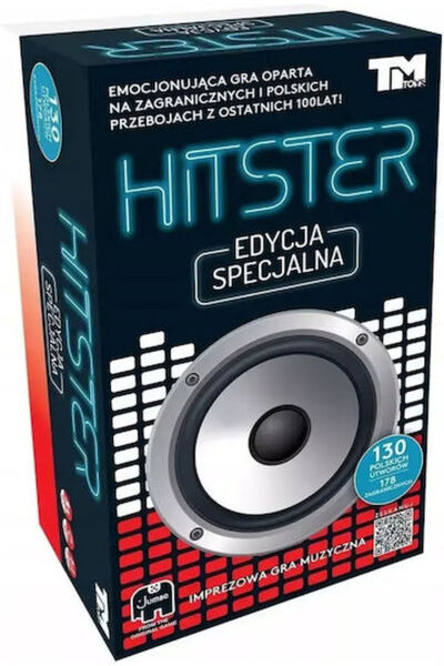 TM TOYS Joc de societate Hitster pentru 1-10 jucători, 16+ ani (PL)