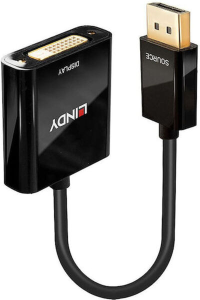 LİNDY Convertor DisplayPort tată la DVI-D mamă 1 buc. 41734