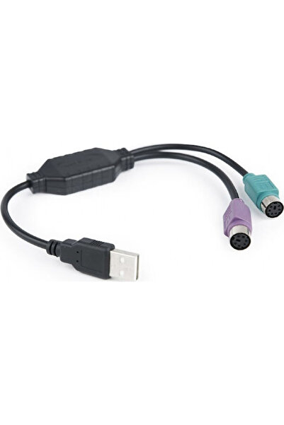 Gembird Convertor USB-A tată la PS/2 mamă 1 buc. UAPS12-BK